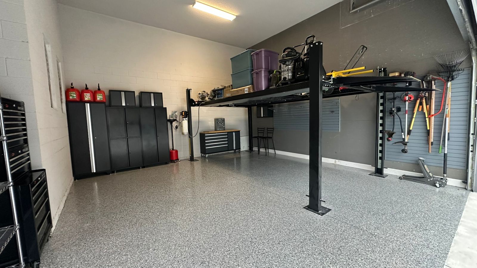Garage Reorganization & Epoxy Flooring