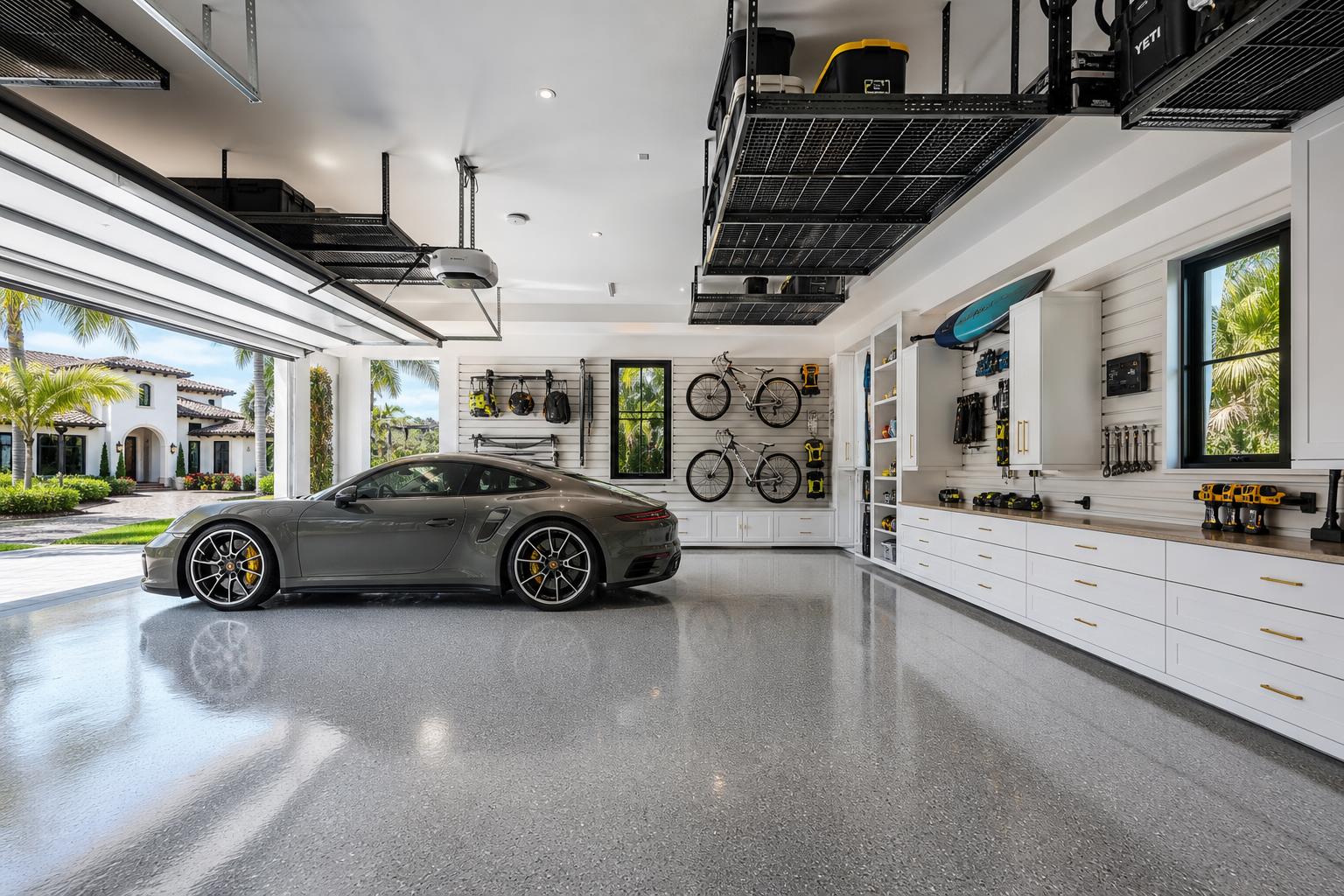 Transform Your Windermere Garage: Organization, Epoxy Floor & Custom Storage