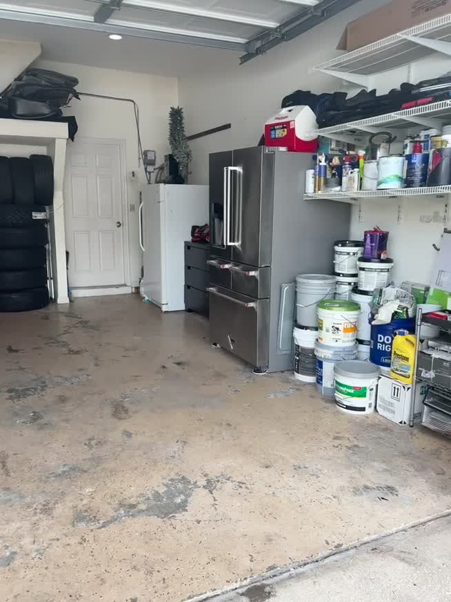 After — This client wanted a clean, organized garage where she could access everything she owns and finally park her car inside again.